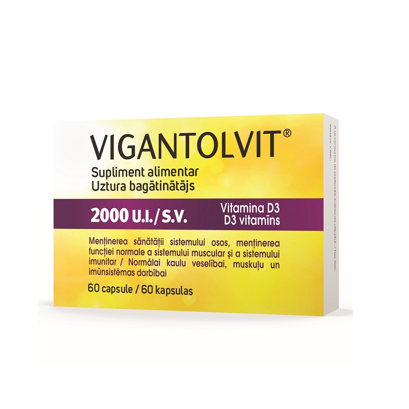 VigantolVit 2000UI Vitamina D 60 capsule